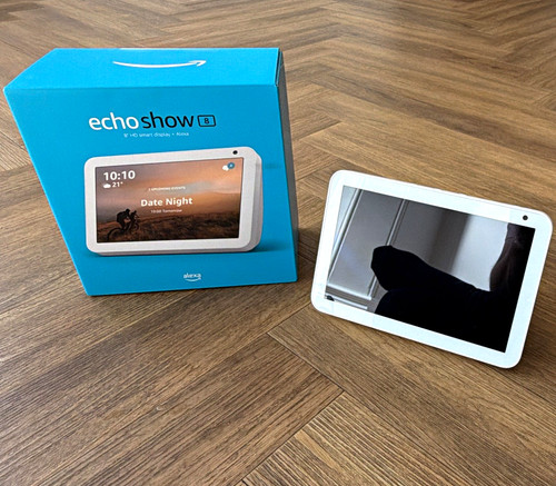 Amazon echo show white - show, 8