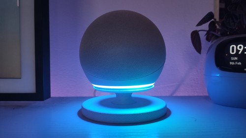 Echo dot knurled - knurled, marble
